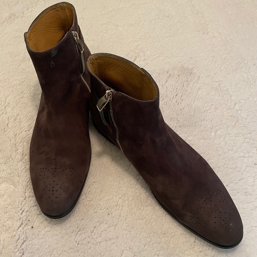 ALDO Dark Plum colored half boot 10.5